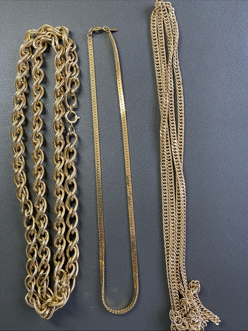 Gold-Tone Multi-Chain Necklace Set - Classic Women’s Accessories